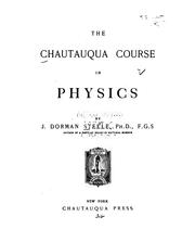 Cover of: The Chautauqua course in physics by Joel Dorman Steele