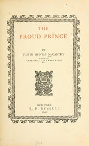 Cover of: The proud prince