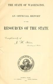 Cover of: An official report of the resources of the state, up to and including January 1, 1894.