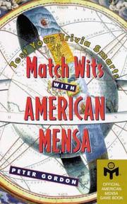 Cover of: Match wits with American Mensa: test your trivia smarts