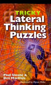 Cover of: Tricky Lateral Thinking Puzzles