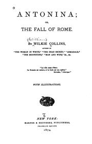 Cover of: Antonina: or, The fall of Rome.