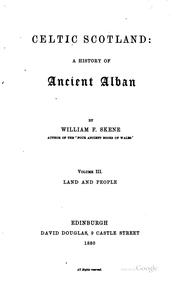 Cover of: Celtic Scotland: a history of ancient Alban by William Forbes Skene