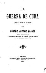 Cover of: La guerra de Cuba: (apuntes para la historia)