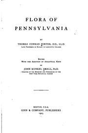 Cover of: Flora of Pennsylvania by Thomas Conrad Porter