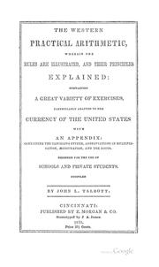 The western practical arithmetic by John L. Talbott