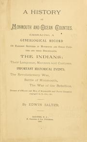 Cover of: Sea Bright, Rumson Road, Oceanic, Monmouth Beach, Atlantic Highlands, Leonardville Road, Navesink, Water Witch Club: concerning summer homes along the shores of Monmouth County, New Jersey.