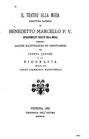 Cover of: Il teatro all moda, scrittura satirica