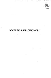 Cover of: Documents diplomatiques. Affaires de Grèce en 1880[-1881]