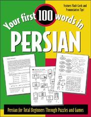 Cover of: Your First 100 Words in Persian by Jane Wightwick