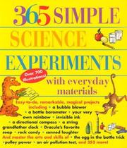 Cover of: 365 Simple Science Experiments