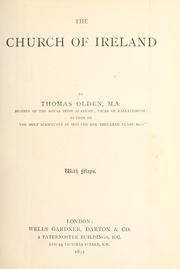 Cover of: The Church of Ireland by Thomas Olden