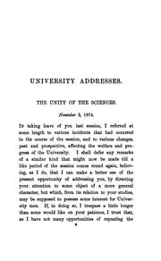 Cover of: University addresses: being addresses on subjects of academic study, delivered to the University of Glasgow