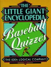 Cover of: The Little Giant Encyclopedia of Baseball Quizzes