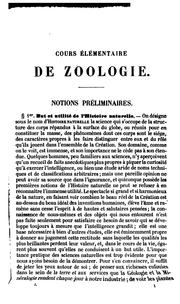 Zoologie by Henri Milne-Edwards