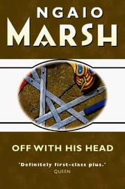 Cover of: Off with His Head by Ngaio Marsh