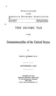 Cover of: The income tax in the commonwealths of the United States