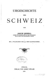 Cover of: Urgeschichte der Schweiz