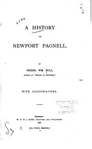 Cover of: A history of Newport Pagnell.