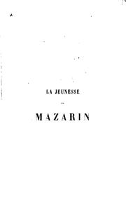 Cover of: La jeunesse de Mazarin by Cousin, Victor, Cousin, Victor