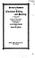 Cover of: Primary lessons in Christian living and healing