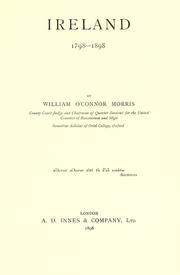 Cover of: Ireland, 1798-1898 by Morris, William O'Connor