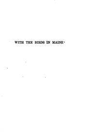 Cover of: With the birds in Maine by Olive Thorne Miller