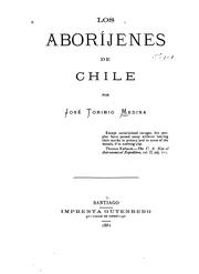 Cover of: Los aboríjenes de Chile