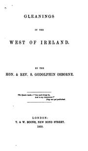 Cover of: Gleanings in the west of Ireland.