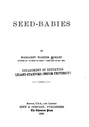 Cover of: Seed-babies by Margaret Warner Morley