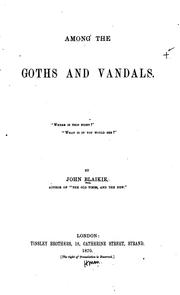 Cover of: Among the Goths and Vandals
