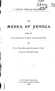 Cover of: Medea of Seneca | Seneca the Younger
