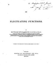 Cover of: Théorie des fonctions de variables imaginaires by Maximilien Marie