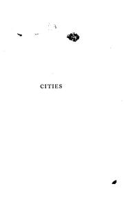 Cover of: Cities