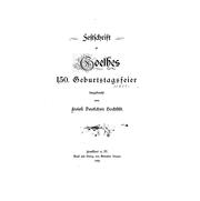 Cover of: Festschrift zu Goethes 150. geburtstagsfeier