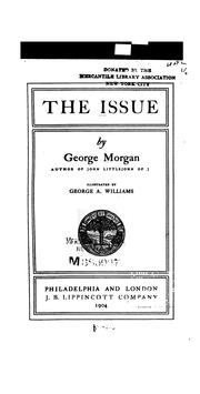 Cover of: The issue by Morgan, George