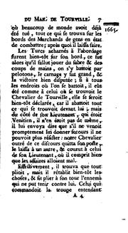 Cover of: Mémoires du maréchal de Tourville: vice-amiral de France, et général des armées navales du roi.