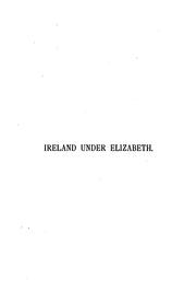Cover of: Ireland under Elizabeth.