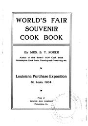 Cover of: World's fair souvenir cook book