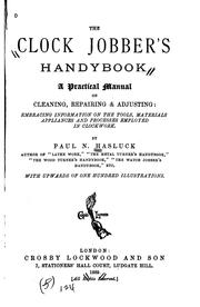 The clock jobber's handybook by Paul N. Hasluck