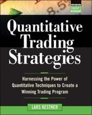 Cover of: Quantitative Trading Strategies (The Irwin Trader's Edge Series)