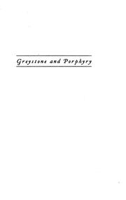 Cover of: Greystone and porphyry