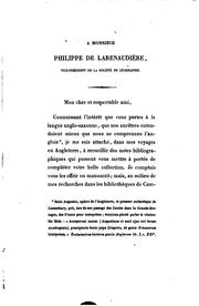 Cover of: Bibliothèque anglo-saxonne