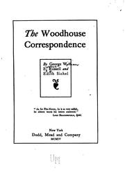 Cover of: The Woodhouse correspondence