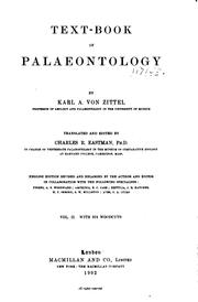 Cover of: Text-book of paleontology by Karl Alfred von Zittel