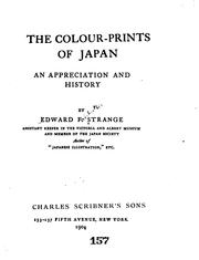 Cover of: The colour-prints of Japan