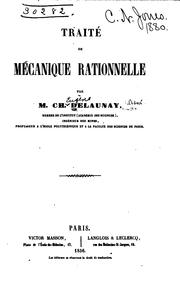 Cover of: Traité de mécanique rationnelle