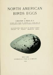 Cover of: North American birds eggs by Chester A. Reed
