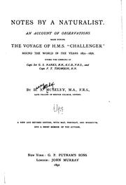 Notes by a naturalist by H. N. Moseley