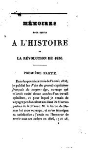 Cover of: Saint-Cloud, Paris, et Cherbourg.: Memoires pour servir à l'histoire de la révolution de 1830